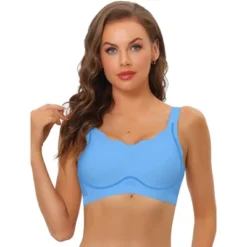 Allegra K Women's Wireless Full Coverage Smoothing No Show Everyday Bralette -Allegra K GUEST 9edc2981 9b84 4bad 8b62 ac9b3d9ffa55