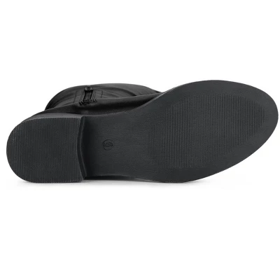 Allegra K Women's Thigh Low Block Heel Over Knee High Fashion Boots 5 Allegra K Women's Thigh Low Block Heel Over Knee High Fashion Boots - Image 5