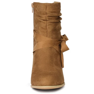 Allegra K Women's Casual Chunky Heel Ankle Boots 2 Allegra K Women's Casual Chunky Heel Ankle Boots - Image 2