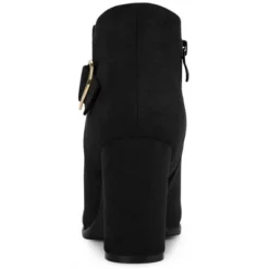 Allegra K Women's Buckle Side Zip Chunky Heels Ankle Boots 15 Allegra K Women's Buckle Side Zip Chunky Heels Ankle Boots -Allegra K GUEST 9f73707f 6c40 42d2 9bfb 7701f8b6f2fb