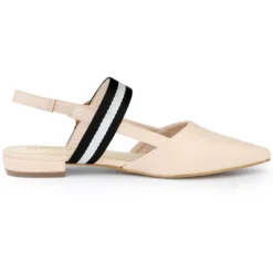 Allegra K Women's Pointed Toe Slingback Flat Pumps -Allegra K GUEST a0a0c1bb a8e7 4d22 9cae 349073c981d0