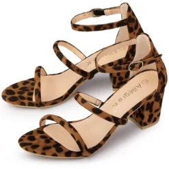 Allegra K Women's Open Toe Strappy Chunky Heels Sandals -Allegra K GUEST a3a33958 9ee6 4564 a739 b0cf5d07ef20