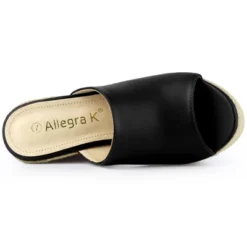 Allegra K Women's Espadrille Wedge Platform Mules 13 Allegra K Women's Espadrille Wedge Platform Mules -Allegra K GUEST a3fb03fb ffcb 4569 bc07 ba8fedd84170