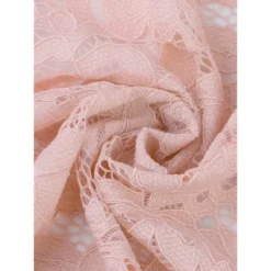 Allegra K Women's Tie Front Crop Cardigan Ruffled Hem Floral Lace Sheer Shrug Top -Allegra K GUEST a420b37f a09d 4827 b664 8fd84e88370e