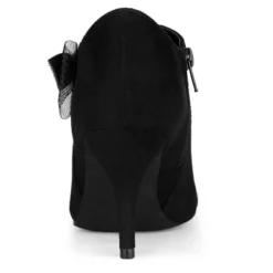 Allegra K Women's Pointed Toe Bow Decor Stiletto Heel Ankle Boots -Allegra K GUEST a4b749cf b92d 49d1 9047 4da42867401c