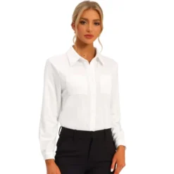 Allegra K Women's Collared Long Sleeve Button Down Work Office Blouse 9 Allegra K Women's Collared Long Sleeve Button Down Work Office Blouse -Allegra K GUEST a67072c0 bec9 4ade bebb bb83a1ab158c