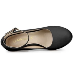 Allegra K Women's Round Toe Stiletto Heel Ankle Strap Pumps -Allegra K GUEST a6cb9942 5130 4d36 a299 374899c3aee5