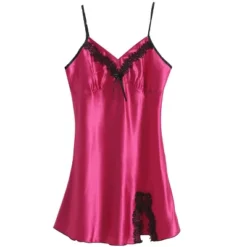 Allegra K Women Satin Lace Trim Sleepwear Nightgown Pajama Slip Dress -Allegra K GUEST a7b1a44e 0ea7 4810 9ea5 64dff3580846