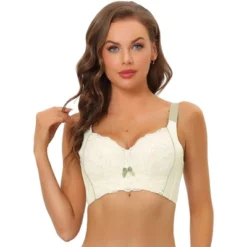 Allegra K Women's Wide Straps High Back Padded Lace Push Up Full Coverage Bralette -Allegra K GUEST a7b908bb ff7d 492b b3d5 1dc6735efe80