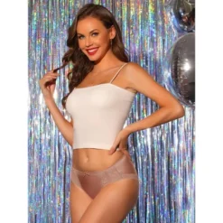 Allegra K Women's Satin Mid-Rised Comfortable Lace Trim Breathable Briefs -Allegra K GUEST a7c58312 bf4b 4afc 82b0 277aceba9f06