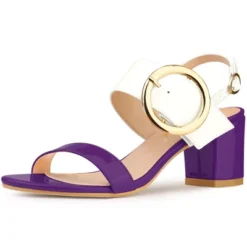 Allegra K Women's Slingback Block High Heel Sandals -Allegra K GUEST a804d7b3 70f1 44aa b345 33f82829953c