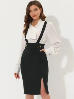 Allegra K Women's High Waist Split Adjustable Strap Suspender Pencil Skirts 11 Allegra K Women's High Waist Split Adjustable Strap Suspender Pencil Skirts -Allegra K GUEST a8b32837 d133 4327 8860 a4ccf4ec66da