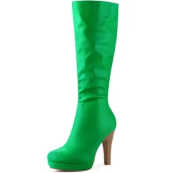 Allegra K Women's Chunky Heel Round Toe Platform Knee High Boots -Allegra K GUEST ac2fd8ff c4ba 4a3c a736 3c27c068ff9c