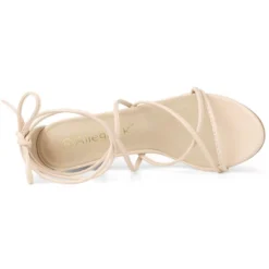 Allegra K Women's Strappy Straps Lace Up Chunky Heel Sandals -Allegra K GUEST ad20a737 472b 4d3c 848a 1a6beeb208f1