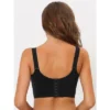 Allegra K Women's Full Coverage Wide Straps Longline Hem Wirefree Bra