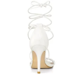 Allegra K Women's Stiletto High Heels Lace Up Strappy Heel Sandals -Allegra K GUEST b6b432e6 a7b9 473c 90ff a34081ce8be4