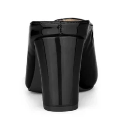 Allegra K Women's Pointed Toe Pearl Bow Chunky Heel Slides Mules -Allegra K GUEST b719c6ff 361c 4284 81fa d97cf03eabe3