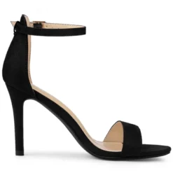 Allegra K Women's Suede Ankle Strap High Stiletto Sandals -Allegra K GUEST b8391a01 ed10 495e a5d2 577ead991087