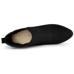 Allegra K Women's Round Toe Chunky High Heels Ankle Chelsea Boots -Allegra K GUEST b88f35aa 2952 400d b816 ae8193f25b21