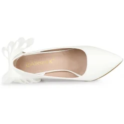 Allegra K Women's Pointed Toe Bow Decor Stiletto Heel Pumps -Allegra K GUEST b8d2cbab 5ea5 45ce 9896 2deb501efd37