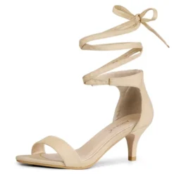 Allegra K Women's Kitten Heel Lace Up Sandals 21 Allegra K Women's Kitten Heel Lace Up Sandals -Allegra K GUEST b947ffaf f4f9 4b83 842b be7c9474f64b
