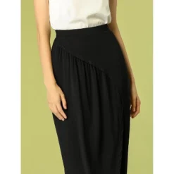 Allegra K Women's Skirt Split Ruched High Waist Summer Beach Maxi Skirts 11 Allegra K Women's Skirt Split Ruched High Waist Summer Beach Maxi Skirts -Allegra K GUEST b981c7f5 048a 4045 8a87 c653ccda735f