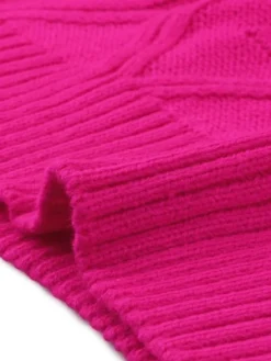 Allegra K Women's Ruffled Sleeve Mock Neck Casual Cable Knit Pullover Sweater Vest -Allegra K GUEST bb3c0a74 06da 45a6 a227 1508878315a8