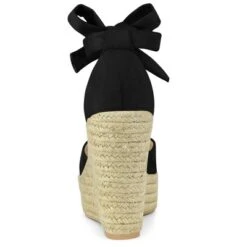 Allegra K Women's Espadrilles Tie Up Ankle Strap Wedges Sandals -Allegra K GUEST bd23bfe7 874c 4c3a 8be5 42c6a430b5e0