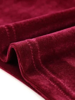 Allegra K Women's Wrap Crop Spaghetti Strap Velvet Cami Tops -Allegra K GUEST bda59dff a08d 4cf6 accc 012a1acda222