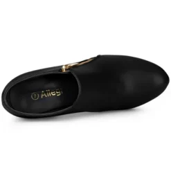 Allegra K Women's Platform Round Toe Chunky Heels Ankle Booties -Allegra K GUEST c10c05c8 a00d 49cc ac35 1142057f4489