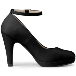 Allegra K Women's Round Toe Stiletto Heel Ankle Strap Pumps -Allegra K GUEST c17e98c1 7916 4f9e b846 067faa770c25