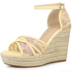 Allegra K Women's Ankle Strap Espadrille Wedge Heel Wedge Sandals 25 Allegra K Women's Ankle Strap Espadrille Wedge Heel Wedge Sandals -Allegra K GUEST c2355e78 09d7 4480 a93d 9a00c94604a0