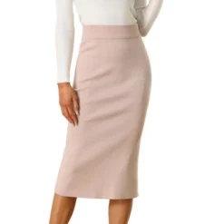 Allegra K Women's High Waist Stretchy Rib Knit Slit Hem Pencil Bodycon Sweater Skirt 11 Allegra K Women's High Waist Stretchy Rib Knit Slit Hem Pencil Bodycon Sweater Skirt -Allegra K GUEST c24ce2bf 2393 4578 83ee c4a25bf10313