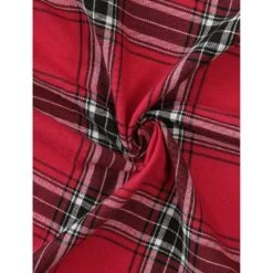 Allegra K Women's Point Collar Short Sleeve Button Down Plaid Shirt -Allegra K GUEST c27e6802 63f6 4550 a4bd f747f0a76397