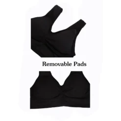 Allegra K Women Seamless Middle Impact Pocket Sport Bra -Allegra K GUEST c59aee79 dd55 4e63 b7b4 89155314f326