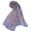 Allegra K Long Chiffon Floral Scarves Lightweight Beach Sunscreen Swimwear Wrap Shawls For Women