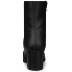 Allegra K Women's Square Toe Side Zip Block Heel Ankle Boots -Allegra K GUEST c80cda48 f030 4708 9f8c a40cd40e3063