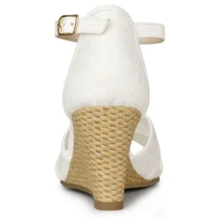 Allegra K Women's Floral Lace Mesh Wedges Sandals -Allegra K GUEST c9b1f199 f44f 4348 b3ce 464af9ea8ea0