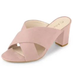 Allegra K Women's Crisscross Strap Block Heel Slide Sandals 25 Allegra K Women's Crisscross Strap Block Heel Slide Sandals -Allegra K GUEST ca8bdeaa f016 4d2f 830a 059335326f0a