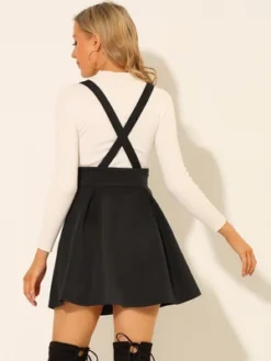 Allegra K Women's High Waist A-Line Lace Up Suspender Skirt 9 Allegra K Women's High Waist A-Line Lace Up Suspender Skirt -Allegra K GUEST cb259d28 8e8f 4655 8118 dffd5a34f75f