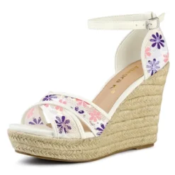 Allegra K Women's Ankle Strap Espadrille Wedge Heel Wedge Sandals 28 Allegra K Women's Ankle Strap Espadrille Wedge Heel Wedge Sandals -Allegra K GUEST cb9bec1b a0ac 4113 a6dd 13daa3bb1c9c