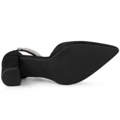 Allegra K Women's Pointed Toe Rhinestone Ankle Strap Chunky Heels Pumps 10 Allegra K Women's Pointed Toe Rhinestone Ankle Strap Chunky Heels Pumps -Allegra K GUEST cc9cf45d f111 44a3 8c9d ddf1e4e3d03a