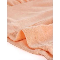 Allegra K Women's Round Neck Long Sleeves Ruched Blouse Casual Fitted Top -Allegra K GUEST cdb84cdb ab00 4d9c a688 46195dcfb0e7