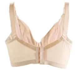 Allegra K Women Lace Semi Sheer Push Up Non Padded Minimizer Underwire Lingerie Bra