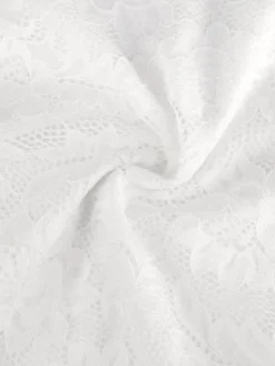 Allegra K Women's Off Shoulder Floral Lace Top Sheer Long Sleeves Casual Blouse -Allegra K GUEST d2b5627d 256a 45a6 88db 2ef9237ff757