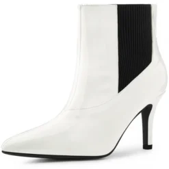 Allegra K Women's Back Zip Stiletto High Heels Ankle Boots -Allegra K GUEST d341ab9b 2a99 4386 a110 6e4379cb8a25