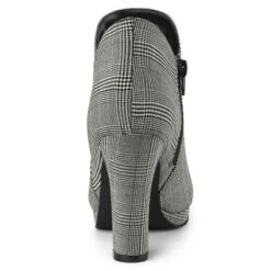 Allegra K Women's Round Toe Chunky Heeled Ankle Heel Boots -Allegra K GUEST d3949b69 0c8c 413d 9cf9 efbb718b2cb7