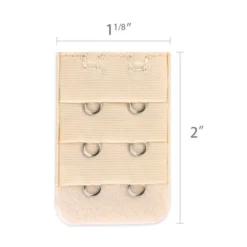 Allegra K Women's Lady 3 Rows 2 Hooks Bra Extension Strap Extenders