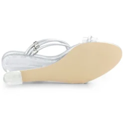 Allegra K Women's Low Wedges Clear Heel Sandals -Allegra K GUEST d4c45911 5c13 449f 9abe 29d22f71ce03