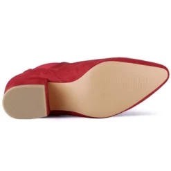 Allegra K Women's Pointed Toe Block Heel Ankle Chelsea Boots -Allegra K GUEST d626d7c4 e843 41b8 9fff 529b180d3588